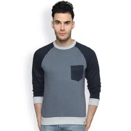 Campus Sutra Blue Sweatshirt-picture-38
