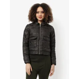 Campus Sutra Brown Camo Print Bomber Jacket-picture-12