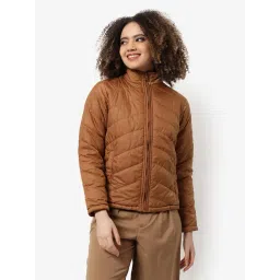 Campus Sutra Brown Regular Fit Bomber Jacket-picture-28