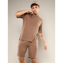 Campus Sutra Brown Regular Fit Co-Ord Set-picture-32