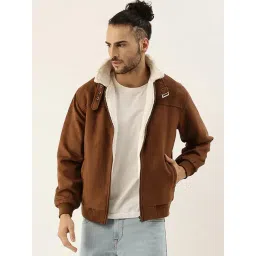 Campus Sutra Brown Regular Fit Jacket-picture-29