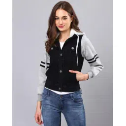 campus sutra Colourblock Hooded Jacket-picture-23