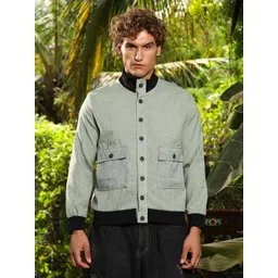 Campus Sutra Colourblocked Lightweight Bomber-picture-29