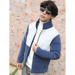 Campus Sutra Colourblocked Windcheater Puffer Jacket-picture-40