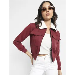 Campus Sutra Cotton Open Front Jacket-picture-41