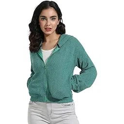 campus sutra Cotton Women Hooded Neck Sweatshirt-picture-51