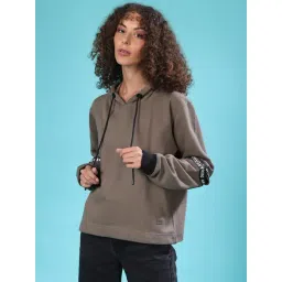 Campus Sutra Green Graphic Print Hoodie-picture-19