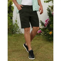Campus Sutra Green Regular Fit Shorts-picture-18