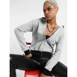 Campus Sutra Grey Cotton Jacket-picture-29