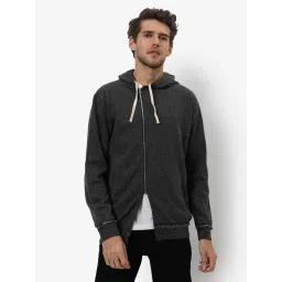 Campus Sutra Grey Cotton Regular Fit Jacket-image-19