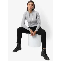 Campus Sutra Grey Cotton Sweatshirt-picture-44