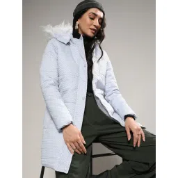 Campus Sutra Grey Regular Fit Jacket-picture-18