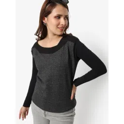 Campus Sutra Grey Regular Fit Sweatshirt-picture-23