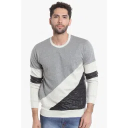Campus Sutra Grey Regular Fit Sweatshirt-picture-39