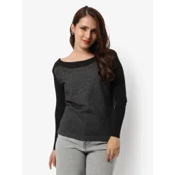 Campus Sutra Grey Textured Sweatshirt-picture-47