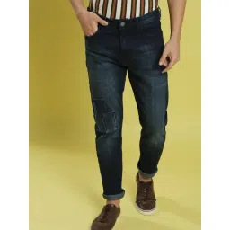 Campus Sutra Ink Blue Lightly Washed Jeans-picture-14