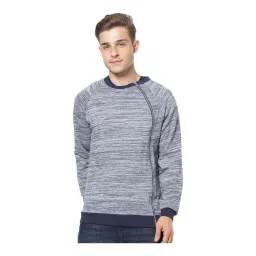 Campus Sutra Light Blue Round Neck Sweatshirt-picture-28