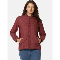 Campus Sutra Maroon Jacket-picture-27