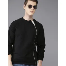 Campus Sutra Men Black Casual Sweatshirt-image-34