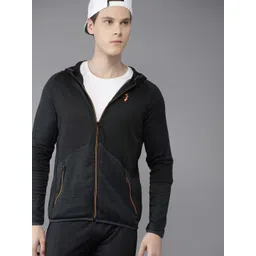 Campus Sutra Men Black Solid Lightweight Jacket-picture-34