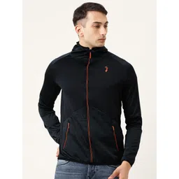 Campus Sutra Men Black Solid Sporty Jacket-picture-29