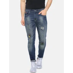 Campus Sutra Men Blue Slim Fit Jeans-picture-13