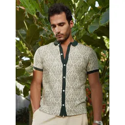 Campus Sutra Men Classic Opaque Printed Casual Shirt-picture-11