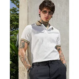 Campus Sutra Men Colourblocked Polo Collar Pockets T-shirt-picture-35