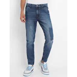 Campus Sutra Men Comfort Cotton Regular Fit Mid-Rise Light Fade Jeans-picture-20