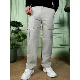 Campus Sutra Men Comfort Easy Wash Cargos Trousers-picture-27