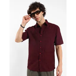 Campus Sutra Men Comfort Opaque Casual Shirt-picture-32