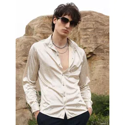 Campus Sutra Men Comfort Opaque Printed Casual Shirt-picture-27