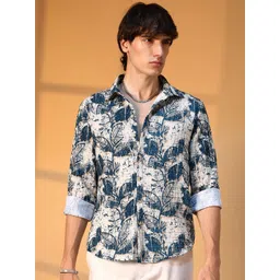 Campus Sutra Men Comfort Opaque Printed Casual Shirt-picture-19