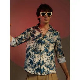 Campus Sutra Men Comfort Opaque Printed Casual Shirt-picture-20