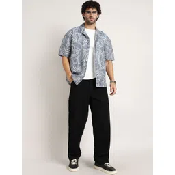 Campus Sutra Men Comfort Opaque Printed Casual Shirt-picture-25