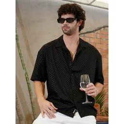 Campus Sutra Men Comfort Opaque Printed Casual Shirt-picture-40