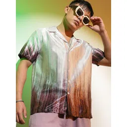 Campus Sutra Men Comfort Opaque Striped Casual Shirt-picture-11