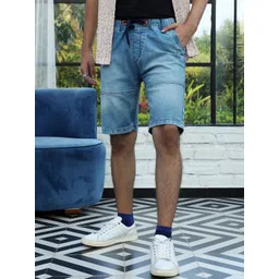 Campus Sutra Men Cotton Denim Shorts-picture-19