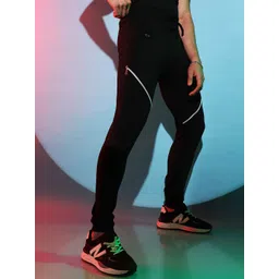 Campus Sutra Men Cotton Regular Fit Contrast Zipper Joggers-picture-14