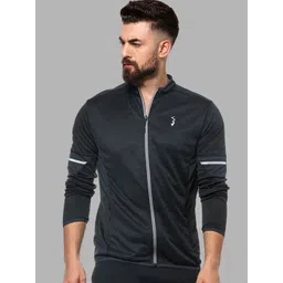 Campus Sutra Men Grey Windcheater Outdoor Sporty Jacket-picture-42