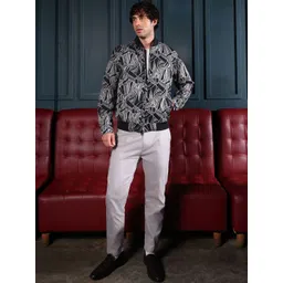 Campus Sutra Men Lightweight Biker Jacket with Embroidered-picture-39