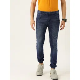 Campus Sutra Men Navy Blue Slim Fit Mid-Rise Clean Look Jeans-image-18