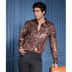 campus sutra Men Regular Fit Printed Spread Collar Casual Shirt-picture-11