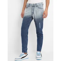 Campus Sutra Men Smart Mildly Distressed Heavy Fade Ombre Stretchable Jeans-picture-28