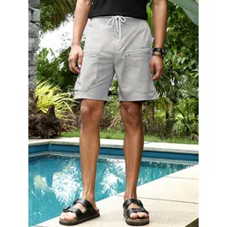 Campus Sutra Men Solid Mid-Rise Regular Fit Running Shorts-picture-37