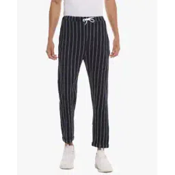 campus sutra Men Striped Track Pants-picture-42