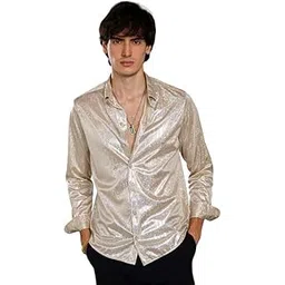 campus sutra Men's Regular Fit Shirt | Casual Wear | Spread Collar | Long Sleeve | Button Closure | Shirt Crafted With Comfort Fit For Everyday Wear-picture-12