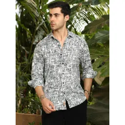 Campus Sutra Multicolor Polycotton Regular Fit Printed Shirt-picture-18