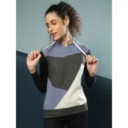 Campus Sutra Multicolor Regular Fit Hoodie-picture-31