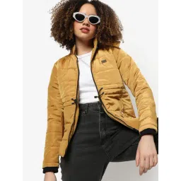 Campus Sutra Mustard Padded Jacket-picture-32
